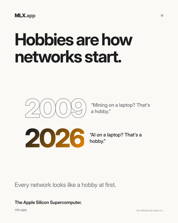 18 · Hobbies are how networks start